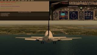 Full auto ILS approach and landing at Jersey Airport