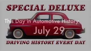 This Day in Automotive History - July 29