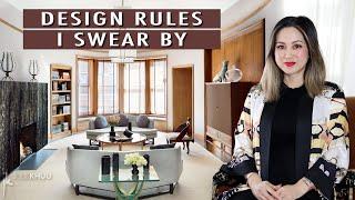 21 INTERIOR DESIGN RULES I Swear By | Julie Khuu