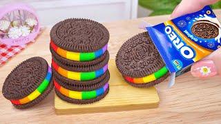 Mini Rainbow OREO Cake  How To Make Tasty Miniature OREO Chocolate Cake  Mini Cakes Compilation