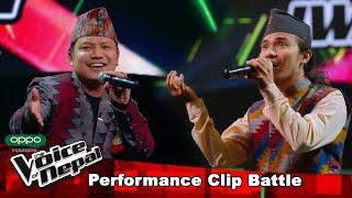 Jwala Vs Ajay "Hurukkai Vaye ma" Battle Round - The Voice of Nepal 2021