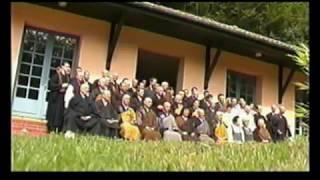 L'inauguration du monastère bouddhiste zen de Kanshoji en Dordogne, France, 2003.