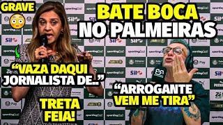 TRETA! LEILA FICA HISTÉRICA AO VIVO NA COLETIVA E BATE B0CA APÓS CRÍTICAS DE NET0 QUE PARTE PRA ClMA