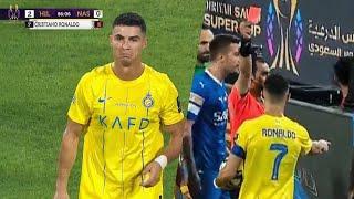 Cristiano Ronaldo Lost Control vs Al Hilal (08/04/2024)