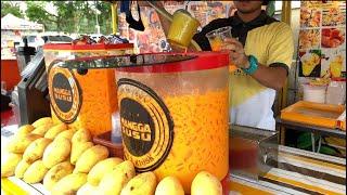 Delicious Mango Juice | Famous Mango Shake Street Drink Tour in Malaysia