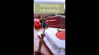 How to thread a punch needle - part 1 'mini punch needle course'