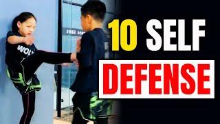 10 Amazing Self Defense Techniques| How To Protect Yourself?!