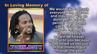 Kadeem Joseph memorial