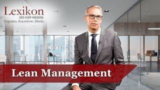 Lexikon des Chefwissens: Lean Management (Grundlagen Management) - Die Deutsche Wirtschaft