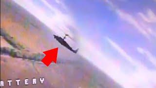 FPV Drone Target Russian Ka-52 Helicopter