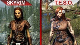 SBS Comparison | Skyrim (SE) vs. The Elder Scrolls Online | ULTRA | PC