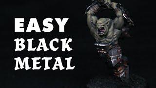 Paint BLACK Metal the fun way, SUPER FAST + EASY