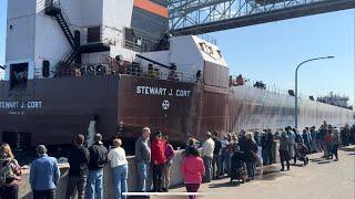 Little Bit Close to the Pier! Elusive, Fresh Out of Refit Thousand Foot Laker