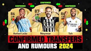 FIFA 25 | NEW CONFIRMED TRANSFERS & RUMOURS!  ft. Neymar, Rafael Leao, Tah... etc