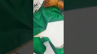 Sewing Tricks Beautiful Aari Blouse Sleeve stitching tips for beginners easy method #a2z #shorts