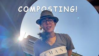 Garden project - The beginning (We are now composting!) | Vlog 22 w/ Tanya Khanijow