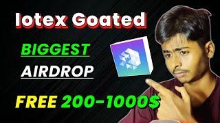 🪂100 Million$ Prize Pool | IoTeX Goated New Biggest Airdrop Season 2 Live (All Users)