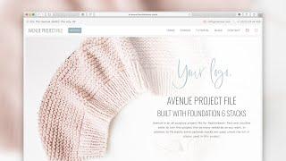 Website preview | Avenue project file