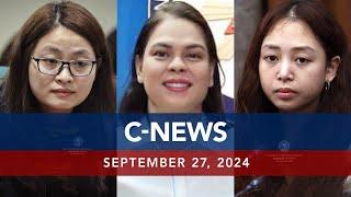 UNTV: C-NEWS | September 27, 2024