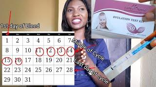 OVULATION CALCULATOR || How to use OVULATION TEST STRIPs OPK|| EASY@HOME OVULATION TEST KIT