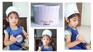 How To Make Master Chef Cap |DIY Hat| How To Make Chef Hat With Paper | How To Make Master Chef Hat