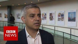 Sadiq Khan: I won't be Donald Trump's Muslim 'exception' - BBC News