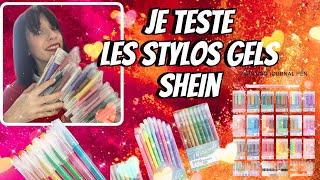 Je teste les stylos gels Shein - Languo/ Morandi !