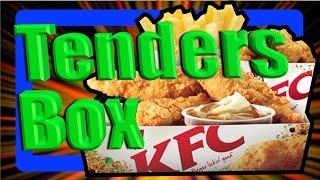 KFC Original Tenders Box Meal (3 Piece Fill Up) Taste Test