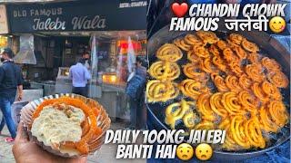 Chandni Chowk Famous Jalebi Wala | 140 Year Old Shop | Daily 100kg Jalebi Banti hai