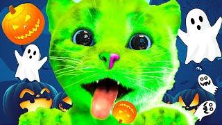 MY LITTLE KITTEN ADVENTURE - SPECIAL GREEN KITTY AND HALLOWEEN SPECIAL AND SUPER HALLOWEEN SONGS