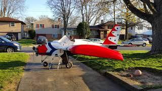 First Start of Hirth F33 on the MiniMax