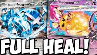 Dedenne ex Fully HEALS Your 500 HP Metagross ex!