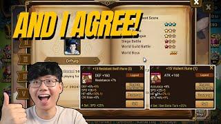 He Thinks He Can Get Punisher 2 RTA with His Account!  - Summoners War