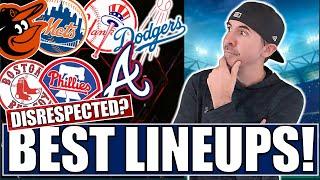 Best Lineups For The 2025 MLB Season: Dodgers #1? Mets OVER Braves? Sox & Phillies Disrespected?