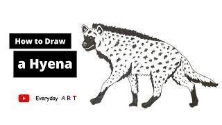 Art 042   How to Draw a Hyena