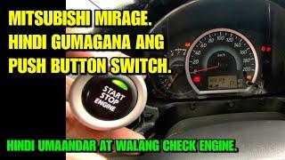 PUSH BUTTON SWITCH NG MITSUBISHI MIRAGE HINDI GUMAGANA.