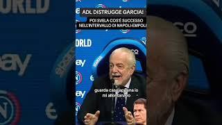 Aurelio De Laurentiis spiega perché è stato esonerato Garcia‼️ #sscnapoli #adl #seriea #rudigarcia