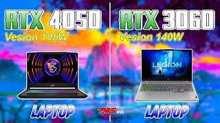 RTX 3060 140W vs RTX 4050 (105W) Laptop/Notebook - Fps vn