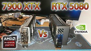 RTX 5080 Vs RX 7900XTX