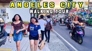 Exploring the busiest Streets of ANGELES CITY PAMPANGA |  Roadside Market, Street Foods and Churches