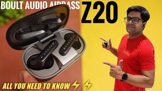 Boult Audio AirBass Z20 True Wireless Earbuds  Watch complete details before buying 