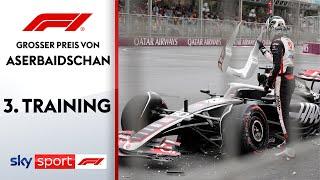 Spannende Quali-Generalprobe & 2x Rote Flagge | 3. Freies Training | GP von Aserbaidschan | Formel 1