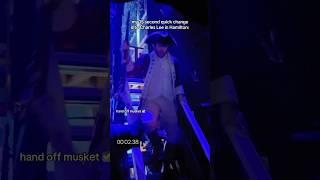 my 15 second quick change in Hamilton  #broadway #actor #pov #backstage #musical #theatre