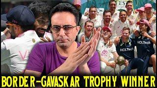 Australia won the Border-Gavaskar Trophy 3-1 from India 