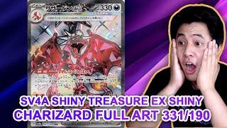 Booster Box of SV4a Scarlet & Violet Shiny Treasure EX Shiny Charizard! #pokemon #cardopening #shiny