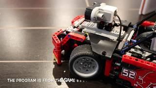 Mindstorms EV3/LEGO TECHNIC Race Car 42041by AndysTechGarage Music by Lindsey Stirling & Raja Kumari