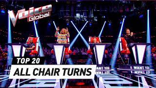EXTRAORDINARY 4-Chair Turn Blind Auditions on The Voice you MUST TO SEE