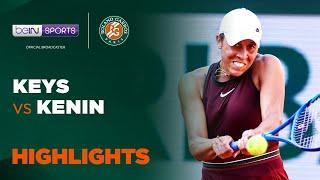 Madison Keys vs Sofia Kenin | 2025 Roland Garros Highlights