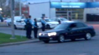 Montreal Police Getting Snacks