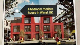 UK Properties, New House Tour in Wirral, Urban Splash 4 bedroom Tree-Story House, Modern Design